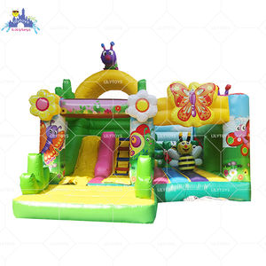 Château gonflable combiné Lilytoys, papillon, insecte, château gonflable d'occasion à vendre, châteaux gonflables, jouets gonflables pour enfants - Product Image 1