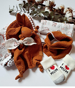 Accessori personalizzati per la <span class=keywords><strong>nascita</strong></span> del neonato articoli da <span class=keywords><strong>regalo</strong></span> calzini lavorati a maglia bavaglini bavaglini per il sonno cofanetto - Product Image 6