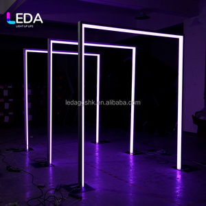 ไฟ LEDA RGB LED รูปทรงหกเหลี่ยมแบบถอดประกอบได้ โครงอะลูมิเนียมอัลลอยด์ สำหรับตกแต่งงานแต่งงาน งานอีเว้นท์ ทางเดิน ฉากหลัง งานปาร์ตี้ ถ่ายภาพบนเวที - Product Image 5