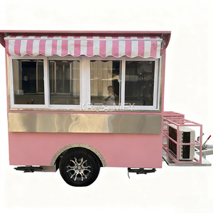 Camion de restauration mobile 2025 entièrement équipé avec véranda, salle de bain, cuisine, glace, barbecue - Product Image 2