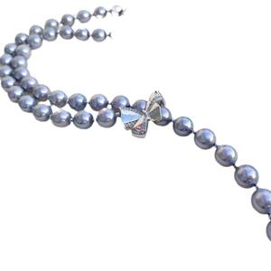 Collier étoile en chanvre naturel d'eau douce véritable et bracelet en argent 925, 6-7 mm, accessoires de mode avec boîte cadeau - Product Image 5