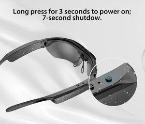 Lunettes de sport intelligentes chinoises à commande vocale IA, caméra 4K HD, étanches IPX-5, enregistrement <span class=keywords><strong>photo</strong></span>/vidéo, application/Wi-Fi/contrôle gestuel - Product Image 4
