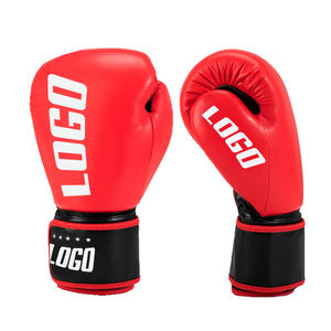 Artes marciales populares clásico Pu cuero entrenamiento Premium Oem guantes de boxeo - Product Image 6