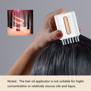 Nuevo Aplicador Eléctrico para el Cuero Cabelludo con Luz Roja, Microcorriente, Vibración, Peine de Masaje para el Cuidado del Cabello, Guía de Líquido, Cepillo para el Cuidado del Cuero Cabelludo - Product Image 4