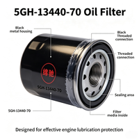 Filtre à huile marin de haute qualité 5GH-13440-70, remplacement 5GH-13440-00 5GH-13440-01 5GH-13440-02 pour moteur hors-bord de bateau