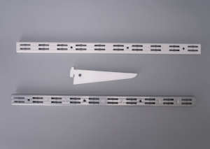 Soporte de doble ranura personalizado de buena calidad Soporte de suspensión de estante de pared grueso - Product Image 5