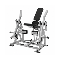 Machine à extensions de jambes à mouvement fractionné à charge libre pour l'entraînement des quadriceps d'une seule jambe, équipement de musculation