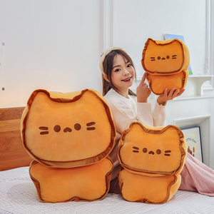 Peluche a Forma <span class=keywords><strong>di</strong></span> Biscotto per Gatti, Design Personalizzato, Super Morbido, Imbottito in Cotone PP, Ricamato, Antistress, Adorabile, Novità per San Valentino - Product Image 1