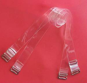 สายรัดไหล่บราทำจากสเตนเลสสีขาวขุ่นสำหรับชุดชั้นในสายรัดชุดชั้นใน TPU ใสสีทอง - Product Image 4