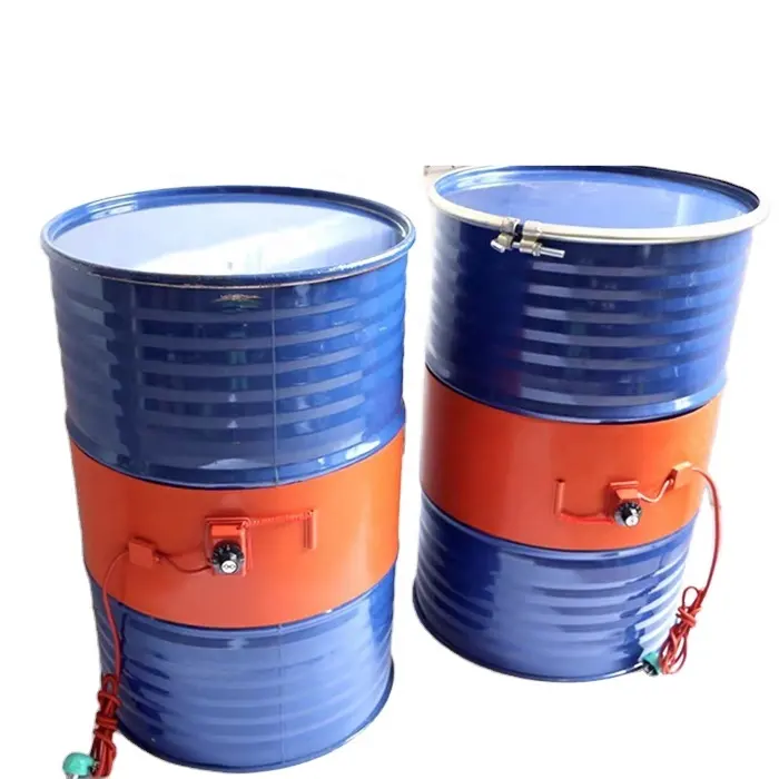 Calentadores de tambor de goma de silicona para cilindro de gas, banda de aceite Industrial flexible, 12v, 24v, 48v, 110v, 120v, 220v, 230v, 240v, 500w