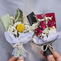 Vente en gros, top ventes, mini bouquet de fleurs séchées, petites fleurs pour mariage, coffret cadeau, décoration, bricolage