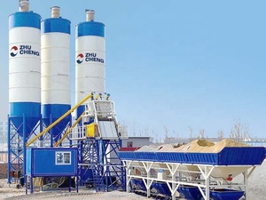 Mini Hzs25 için 240 M3/h hazır karışım küçük beton harmanlama santrali kendinden yükleme 75m3 kendinden yükleme toplu bitki fiyat - Product Image 5