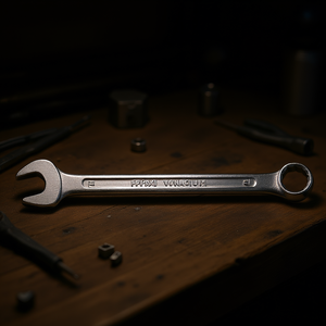 Llave Combinada Fervi de Cromo Vanadio de 12 mm con Boca Abierta - Product Image 3