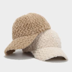 Gorro de Invierno Cálido para Mujer, Diseño Acolchado, Color Sólido, para Exteriores, Gorra de Béisbol con Peluche - Product Image 3
