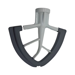 <span class=keywords><strong>Batidor</strong></span> <span class=keywords><strong>plano</strong></span> para batidora de pie <span class=keywords><strong>KitchenAid</strong></span> Tilt-Head, <span class=keywords><strong>batidor</strong></span> <span class=keywords><strong>plano</strong></span> de 4,5-5 cuartos de galón con bordes de silicona Doble - Product Image 5