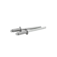 Rivets aveugles en acier inoxydable haute résistance, zingués, polis, classe 51, têtes rondes/francisées, norme ISO15977, pour rivetage par tirage