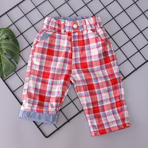 Produits innovants européens, vêtements pour enfants, vêtements en coton, pantalons à carreaux pour garçons, en vente - Product Image 2