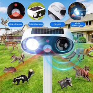 Repelente Ultrasónico Solar para Animales, Dispositivo Impermeable para Ahuyentar Perros, Gatos y Pájaros, con Sensor de Movimiento y Energía Solar - Product Image 4