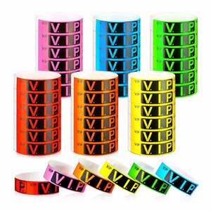 Bracelets promotionnels personnalisés avec logo d'usine, fermoirs holographiques pour festivals, bracelets colorés à boucle - Product Image 1