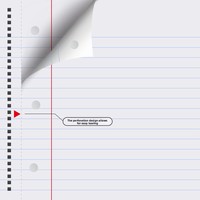 Carnet à spirales B5 à feuilles mobiles pour étudiants, personnalisable avec rabat latéral, pages détachables, design minimaliste noir et blanc
