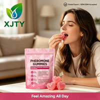 Gummies à la saveur de fruits rouges mélangés pour femmes, à base de plantes, pour l'équilibre (60 unités) - Complément vitaminique naturel enrichi en phéromones pour adultes