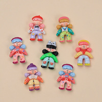 Breloques en résine Fille Marionnette, Accessoires de Bricolage Thème Dessin Animé pour Boucles de Chaussures et Coques de Téléphone