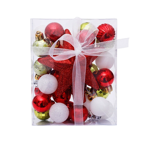 Decoraciones Navideñas Más Vendidas, Juego de 3 cm, Bola de Navidad, Estrella para la Punta del Árbol, Juego de Caja de Regalo, Adorno para Árbol de Navidad - Product Image 5