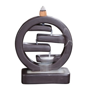 Quemador zen de incienso para la Iglesia, soporte creativo de cascada para incienso, quemador de carbón, con diseño de Buda zen - Product Image 3