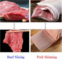 Mesin Pemotong Daging Sapi Shawarma Listrik Baru dari Pabrik, Baja Anti Karat, Pisau Pemotong Kebab dan Daging Panggang, Pemotong Segar untuk Shawarma