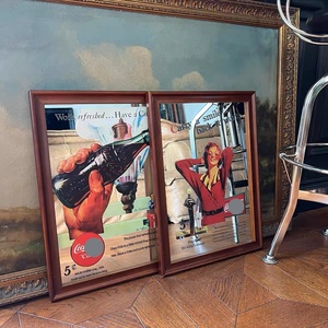 <strong>Art</strong> <strong>Deco</strong> Framed Glass Wall Mirrors Printed <strong>Bar</strong> Still Life Pattern Home Application OEM Multi-piece Package - Product Image 4