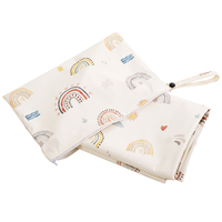 Splat Mat pour sous chaise haute repas bébé Art Playtime antidérapant imperméable lavable Portable pique-nique sol alimentation nappe