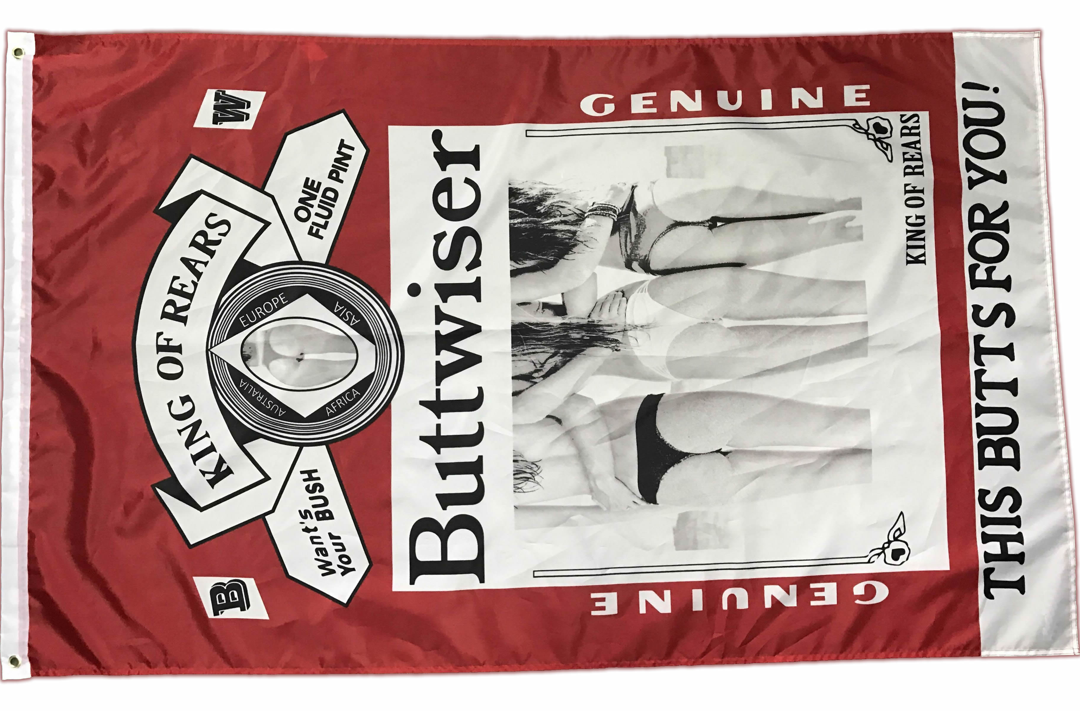 Cerveza Budweiser bandera