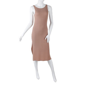 e moda oem vestido de falda de algodón de las mujeres sexy V-cuello tejido ropa de moda casual oem vestido de mujer - Product Image 1