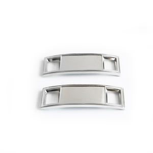 Maatwerk 3d Schield Logo Bocht Metalen Schoenveters Gespen Twee Gaten Gebogen Schoenveter Tags Schield Ontwerp Metalen Schoenveters Bedels - Product Image 6