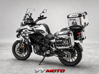 Moto de tourisme aventure Benelli TRK502 500cc refroidie par eau, fabriquée en Chine, vitesse maximale >80 km/h
