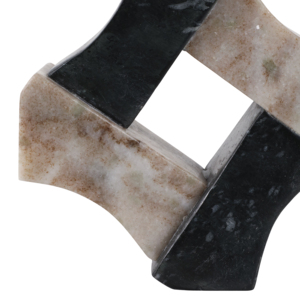 Scultura Moderna in Marmo a Forma di Diamante, Figurina Artistica per Arredamento Casa, Ufficio e Bagno - Product Image 5