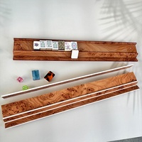 Nouvel ensemble de luxe en acrylique à motif coquillage, comprenant un support de rangement portable pour Mahjong et une règle de placement des tuiles, pour table de Mahjong américaine personnalisée, 4 pièces