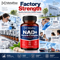 Capsules de NAD+, Resvératrol et CoQ10 à Marque Blanche OEM – Complément Nutritionnel pour la Santé Cellulaire et le Vieillissement Sain – 90 Gélules