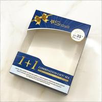 Boîte d'emballage en papier enduit imperméable de luxe personnalisée pour gel douche, impression de logo, voyage
