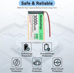Paquete de <span class=keywords><strong>2</strong></span> Placas de Desarrollo ESP32 LoRa V3 863-928MHz con Antenas, Batería de 3000mAh, Carcasa, ESP32-S3, CP2102, WiFi/Pantalla OLED - Product Image 5