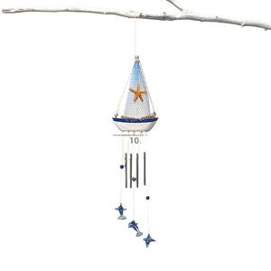Campana de Viento Creativa con Forma de <span class=keywords><strong>Velero</strong></span> y Delfín Azul, Decoración para el Hogar, Oficina o Habitación Infantil, Venta al Por Mayor - Product Image 5