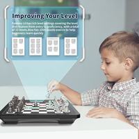 Échiquier intelligent portable avec fonction humain IA pour l'apprentissage et l'entraînement des enfants en plusieurs modes