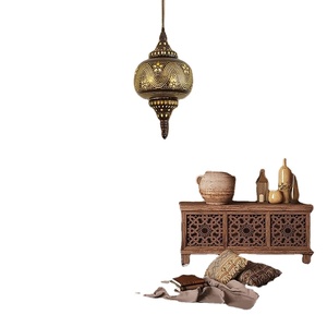 De Metal linternas de la joyería de Metal redondo linternas de linterna vintage para diseño indio - Product Image 4