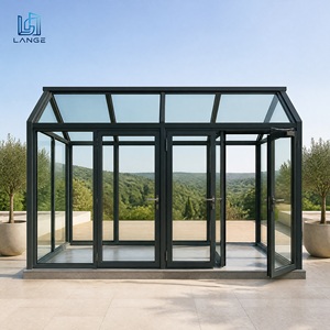 LANGE <span class=keywords><strong>Solarium</strong></span> contemporain haut de gamme en verre, résistant aux ouragans, pour complexe balnéaire - Product Image 1