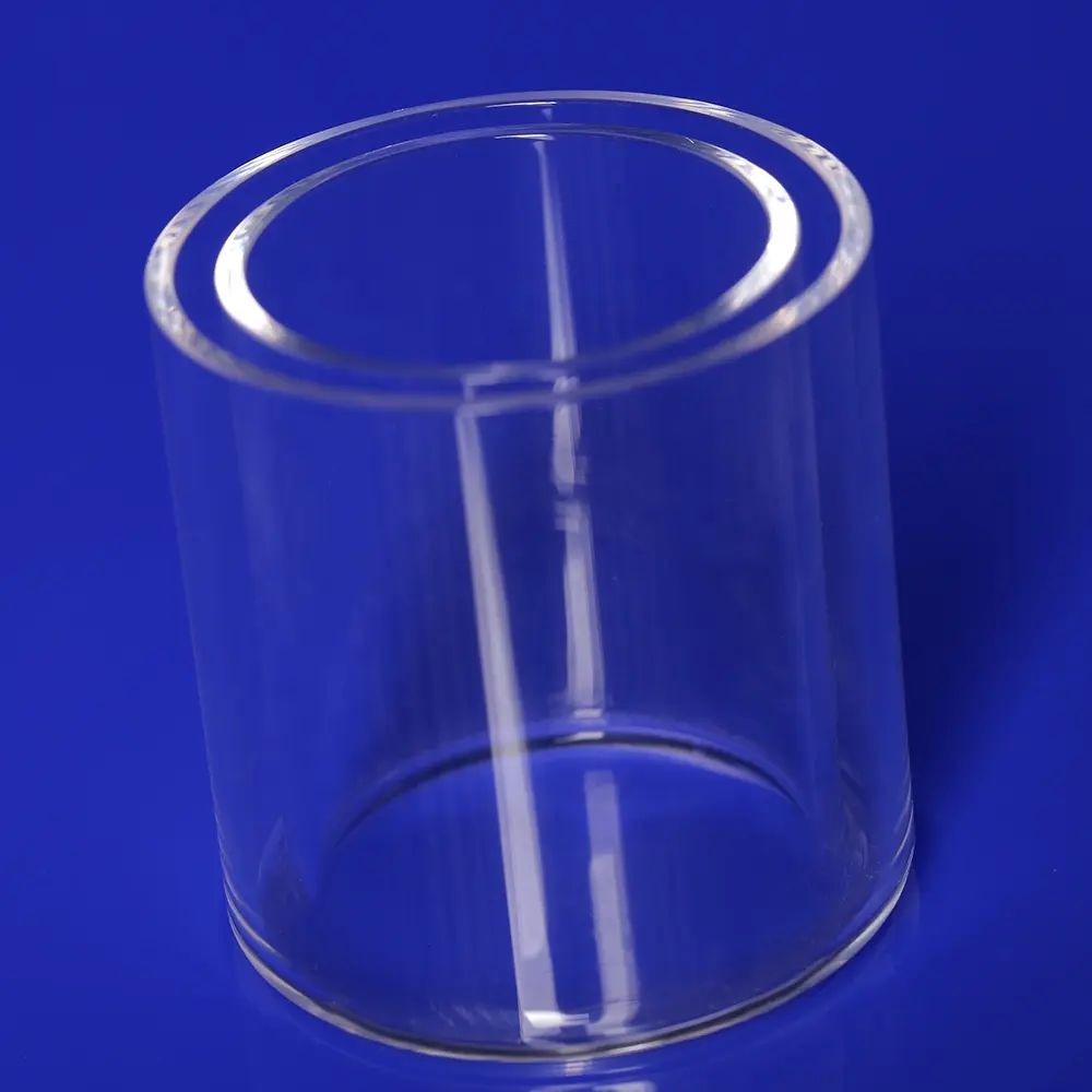 Заводская цена прозрачная кварцевая стеклянная трубка кварцевая трубка двухслойные трубки