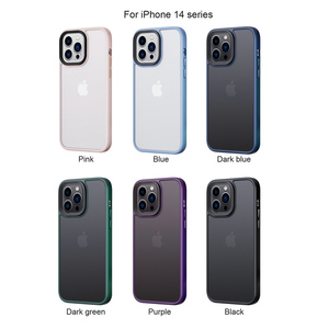 Meilleure vente en vrac mat givré translucide hybride Antishock Defender antichoc étui de téléphone pour iPhone 15 14 13 12 11 Pro Max - Product Image 6