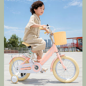 <span class=keywords><strong>Bicicleta</strong></span> Infantil Personalizada de 12, 14, <span class=keywords><strong>16</strong></span> y 20 Pulgadas, Elegante y Sencilla, de Una Velocidad, con Horquilla de Acero, Ruedas de Entrenamiento y Llantas de Aleación de Aluminio para Niños y Niñas - Product Image 3