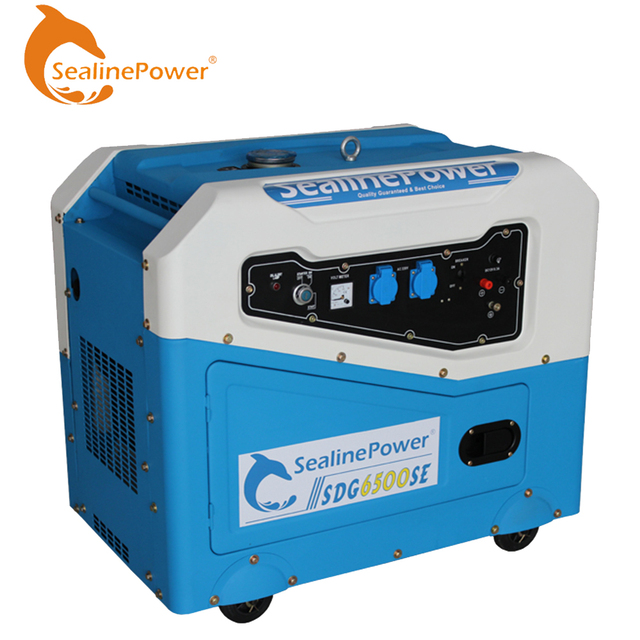 SDG6500SE China Factory 186FA Engine 5kw Silent Marine Diesel Generator Sets Silent diesel Generator for Restaurant Use