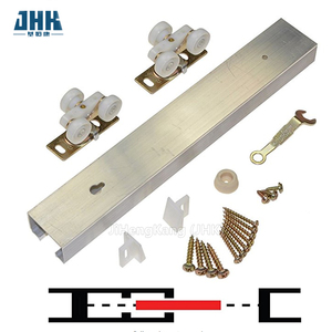 <span class=keywords><strong>JHK</strong></span> Bypassed Door Veneer Acabado al ras Puerta corredera Venta al por mayor Partición interior Proveedor Industrial Puertas correderas para el hotel - Product Image 4