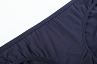 Neues Modell Pure Black Bamboo Panties Damen Hochela tische, atmungsaktive, wasch bare Hipster-Slips